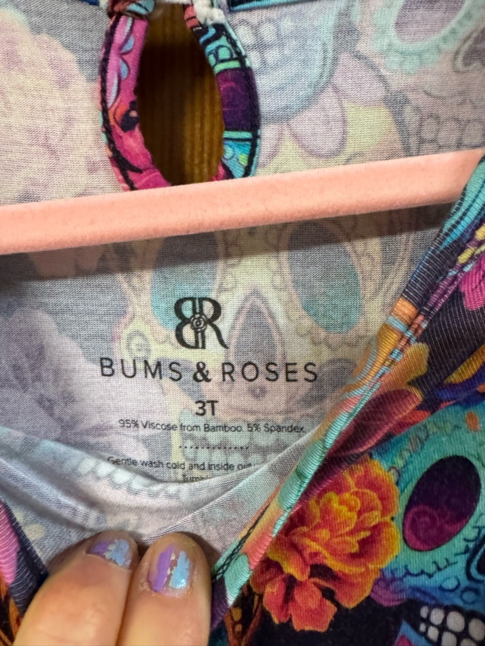Bums & Roses Colorful Skull Dress - Picture 2 of 3